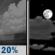 Thursday Night: A 20 percent chance of showers before 10pm.  Partly cloudy, with a low around 48. Northwest wind 5 to 10 mph, with gusts as high as 17 mph. 
